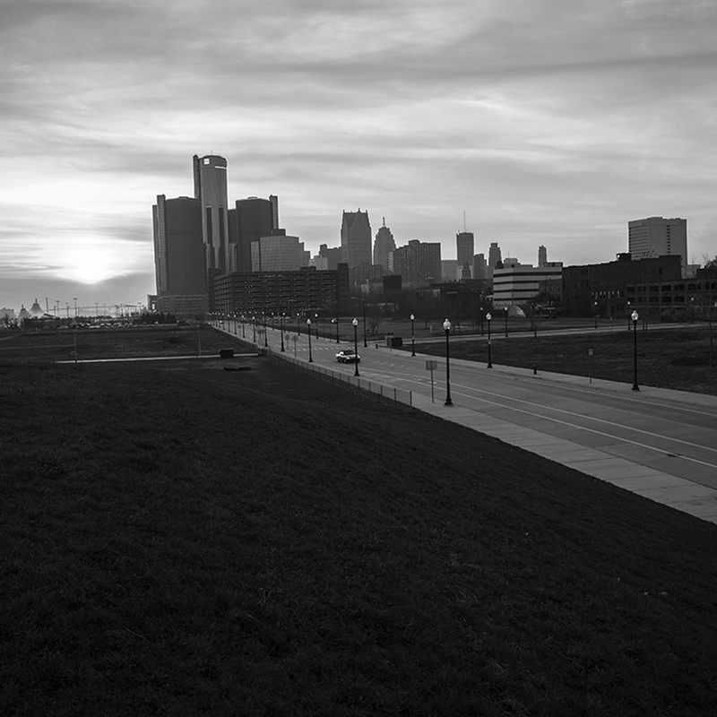 Skyline <br> Amy Sacka Photography - The Detroit Wallpaper Co.