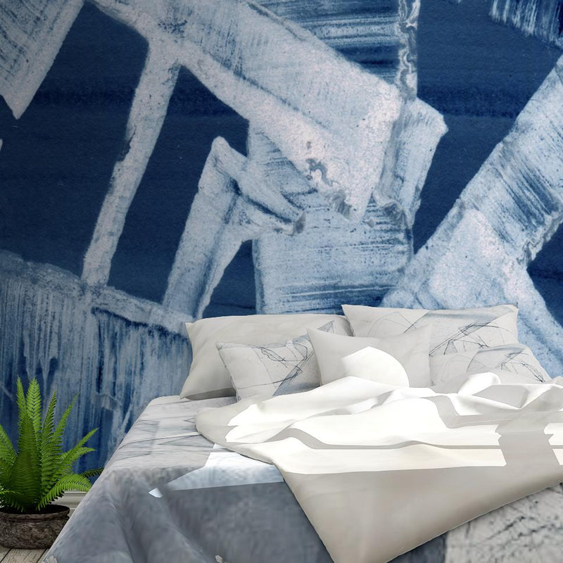 Streak Mural <br> Great Wall - Trendy Custom Wallpaper | Contemporary Wallpaper Designs | The Detroit Wallpaper Co.