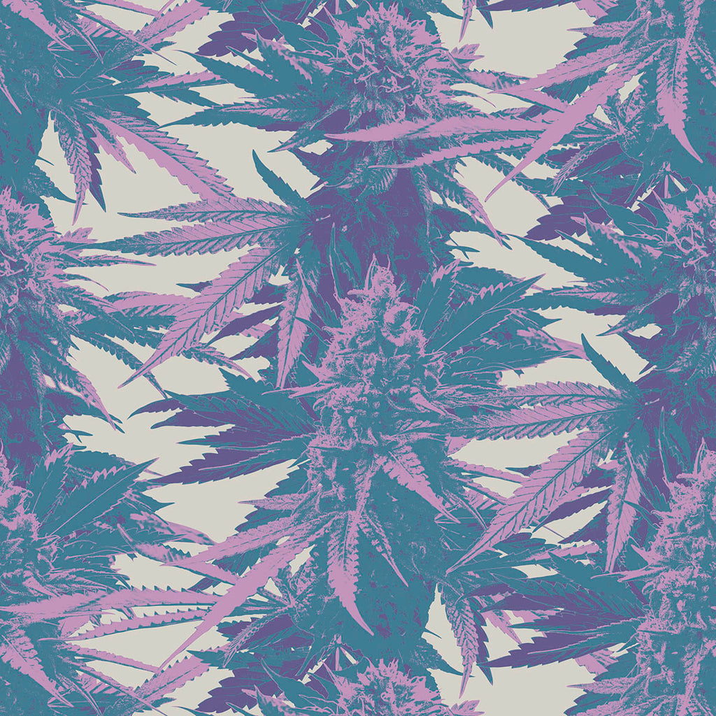 Cannabis' Wallpaper by Nathan Turner - Pink