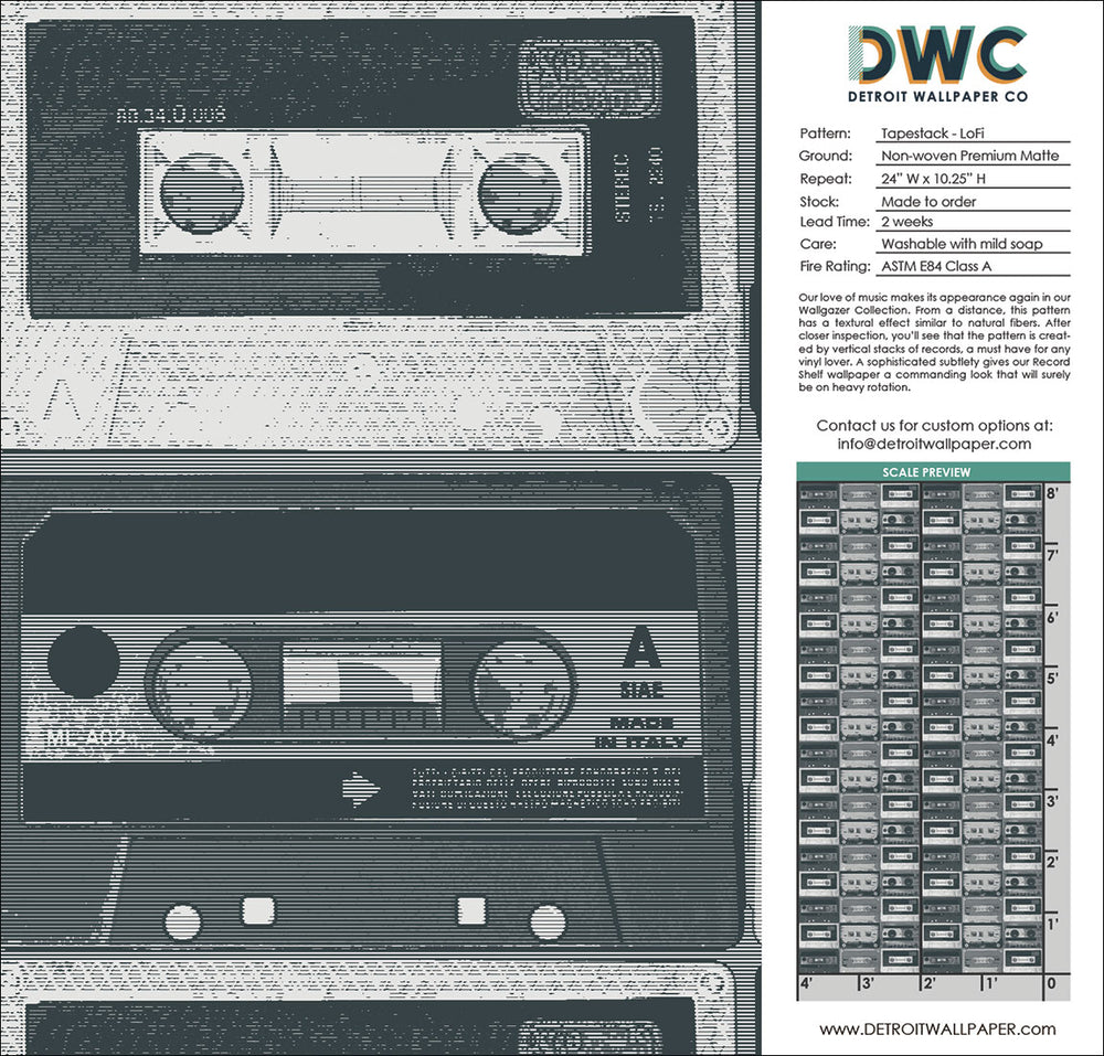 Tapestack - LoFi - The Detroit Wallpaper Co.
