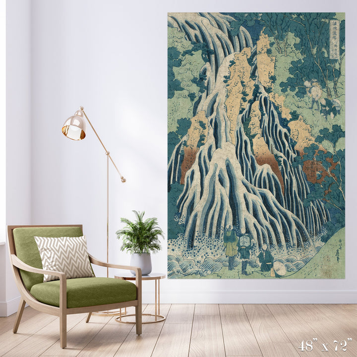 Waterfall Colossal Art Print - Trendy Custom Wallpaper | Contemporary Wallpaper Designs | The Detroit Wallpaper Co.