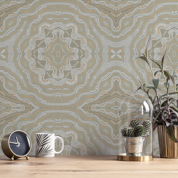 Aboriginal - Kangaroo - Trendy Custom Wallpaper | Contemporary Wallpaper Designs | The Detroit Wallpaper Co.