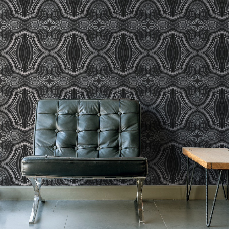Agate - Brazen - Trendy Custom Wallpaper | Contemporary Wallpaper Designs | The Detroit Wallpaper Co.