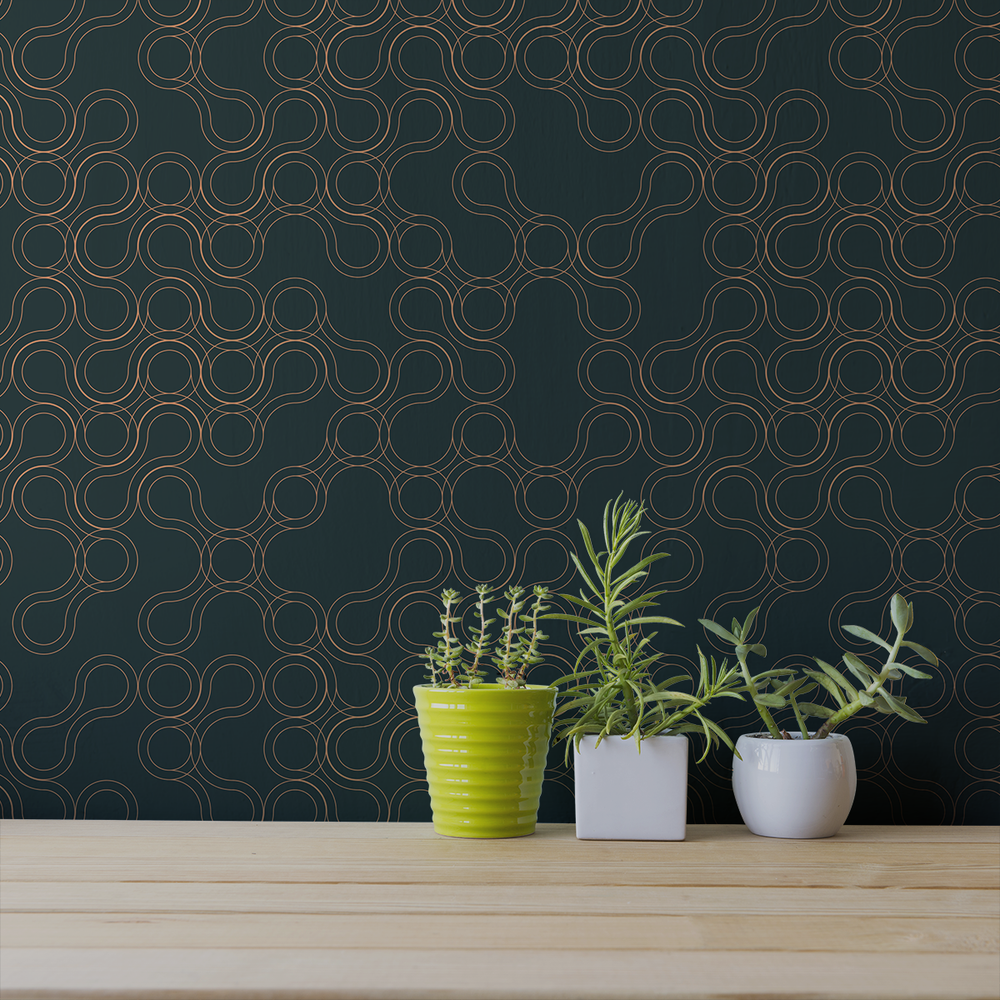 Amoeba - Proto - Trendy Custom Wallpaper | Contemporary Wallpaper Designs | The Detroit Wallpaper Co.