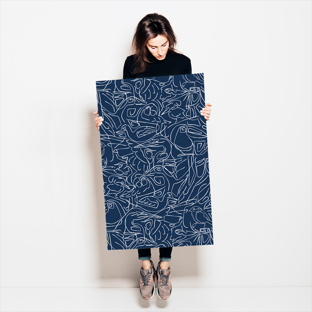 Aviary - Placid - Trendy Custom Wallpaper | Contemporary Wallpaper Designs | The Detroit Wallpaper Co.