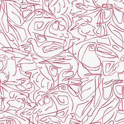 Aviary - Sanctuary - Trendy Custom Wallpaper | Contemporary Wallpaper Designs | The Detroit Wallpaper Co.