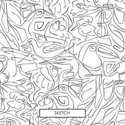 Aviary - Peel and Stick Wallpaper - Trendy Custom Wallpaper | Contemporary Wallpaper Designs | The Detroit Wallpaper Co.