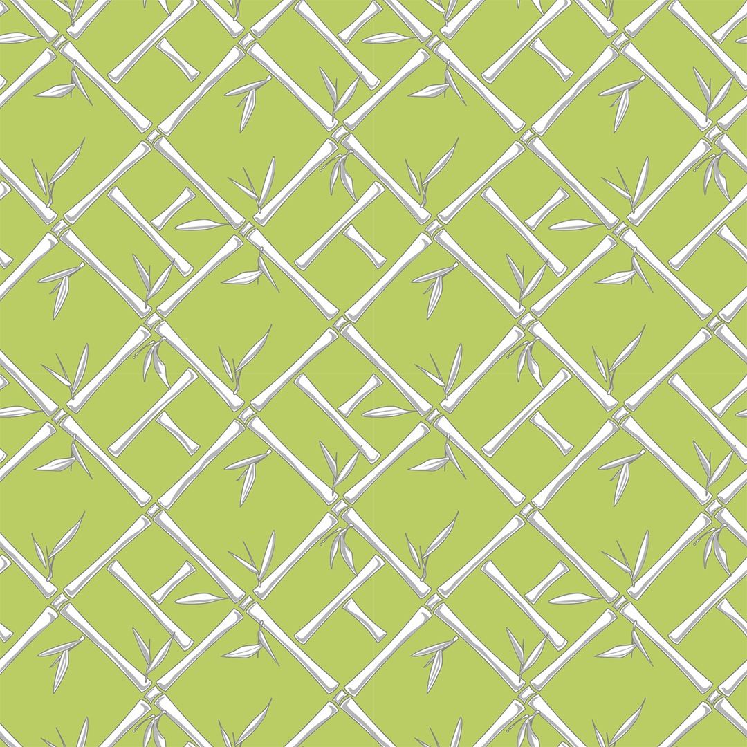 Bamboo - Asparagus - Trendy Custom Wallpaper | Contemporary Wallpaper Designs | The Detroit Wallpaper Co.