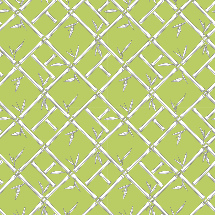 Bamboo - Asparagus - Trendy Custom Wallpaper | Contemporary Wallpaper Designs | The Detroit Wallpaper Co.