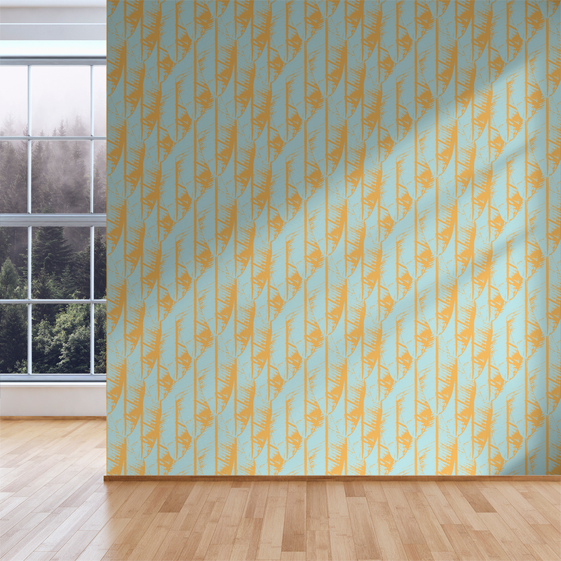 Banana Palm - Paradise - Trendy Custom Wallpaper | Contemporary Wallpaper Designs | The Detroit Wallpaper Co.