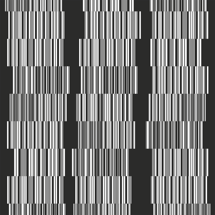 Barcode - Black Friday - Trendy Custom Wallpaper | Contemporary Wallpaper Designs | The Detroit Wallpaper Co.