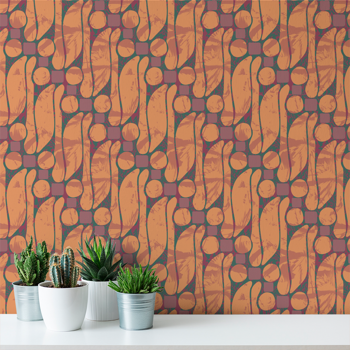 Batik - Serengeti - The Detroit Wallpaper Co.