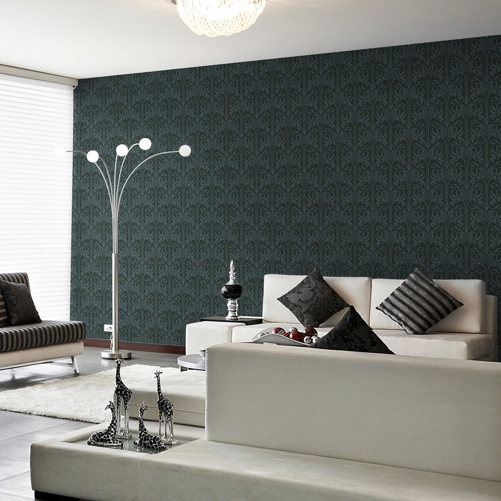 Bloom - Edison - Trendy Custom Wallpaper | Contemporary Wallpaper Designs | The Detroit Wallpaper Co.