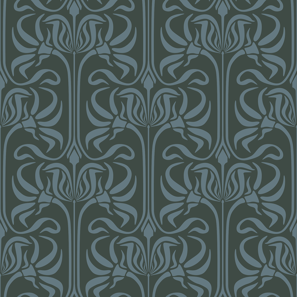 Bloom - Edison - Trendy Custom Wallpaper | Contemporary Wallpaper Designs | The Detroit Wallpaper Co.