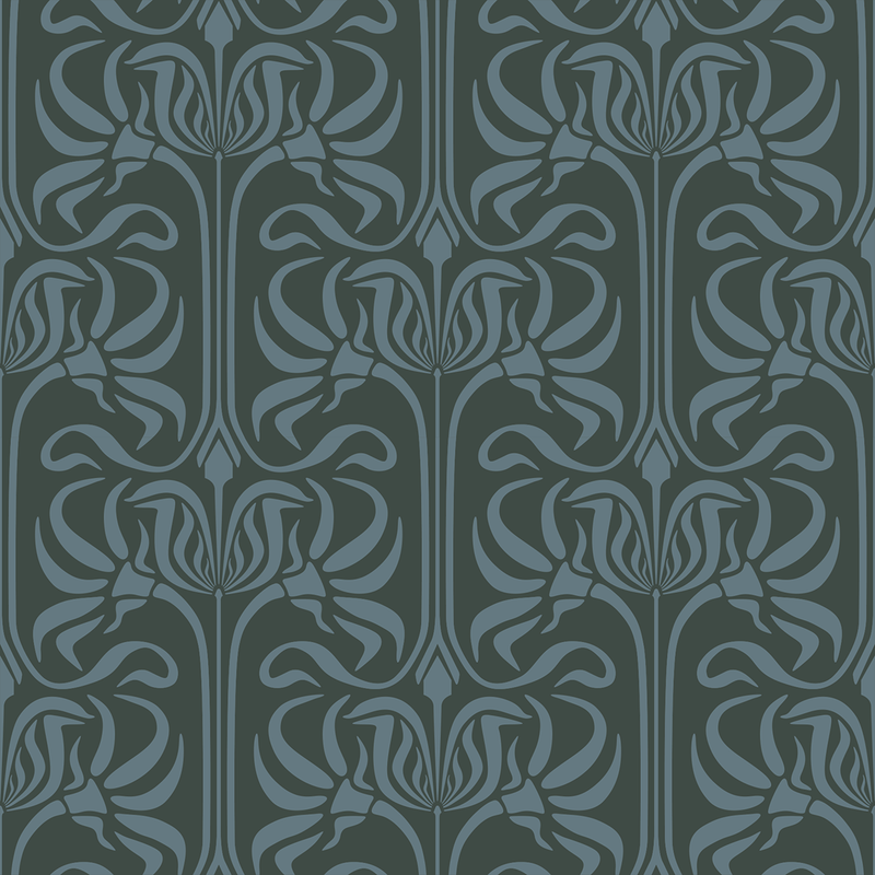 Bloom - Edison - Trendy Custom Wallpaper | Contemporary Wallpaper Designs | The Detroit Wallpaper Co.
