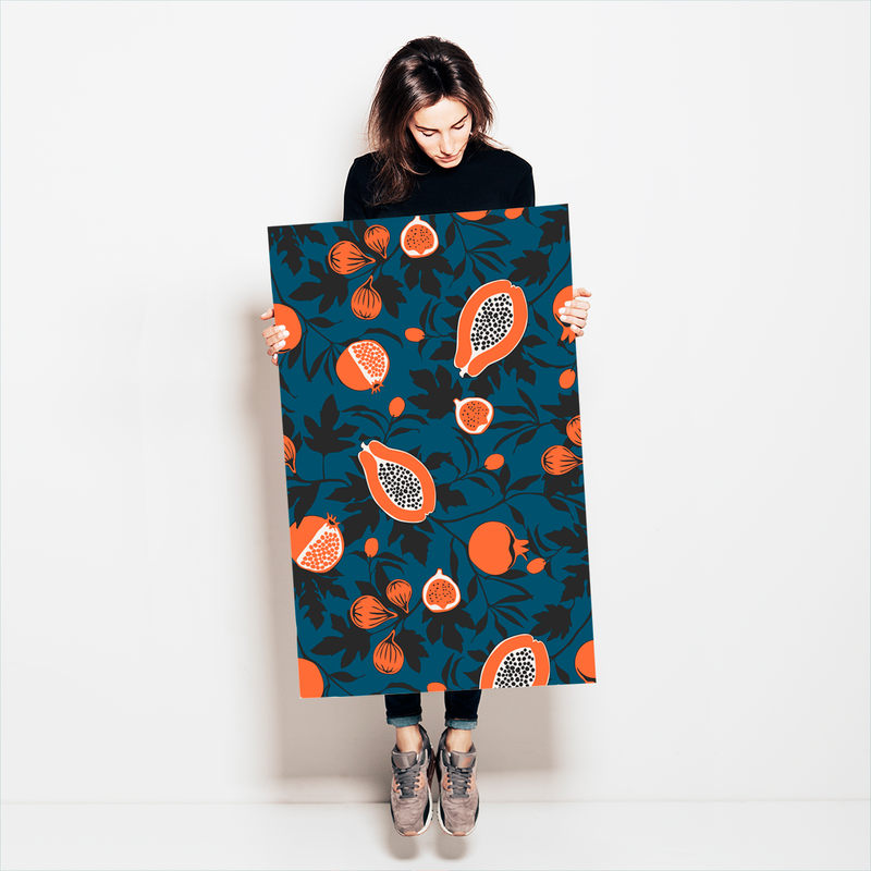 Calimyrna - Papaya - Trendy Custom Wallpaper | Contemporary Wallpaper Designs | The Detroit Wallpaper Co.