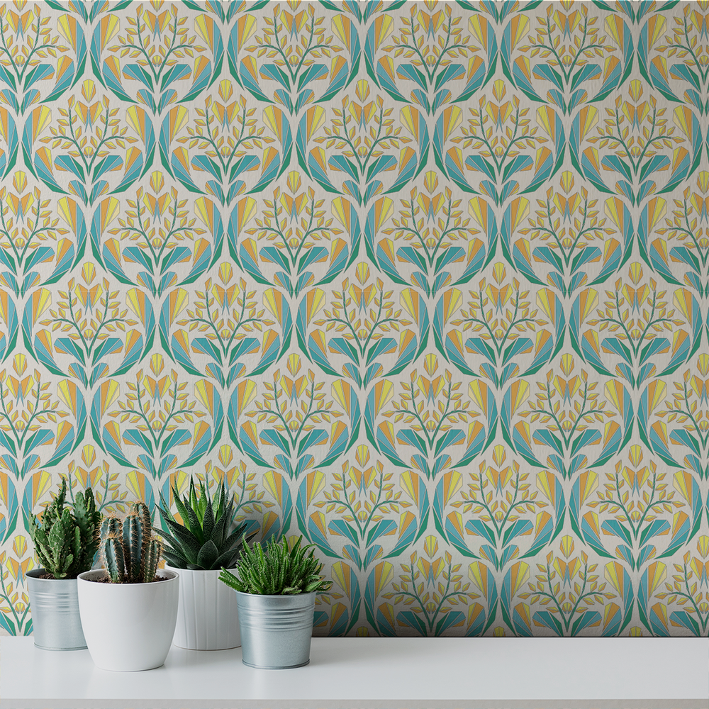 Cora - Keen - Trendy Custom Wallpaper | Contemporary Wallpaper Designs | The Detroit Wallpaper Co.