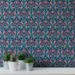 Cora - Peel and Stick Wallpaper - Trendy Custom Wallpaper | Contemporary Wallpaper Designs | The Detroit Wallpaper Co.