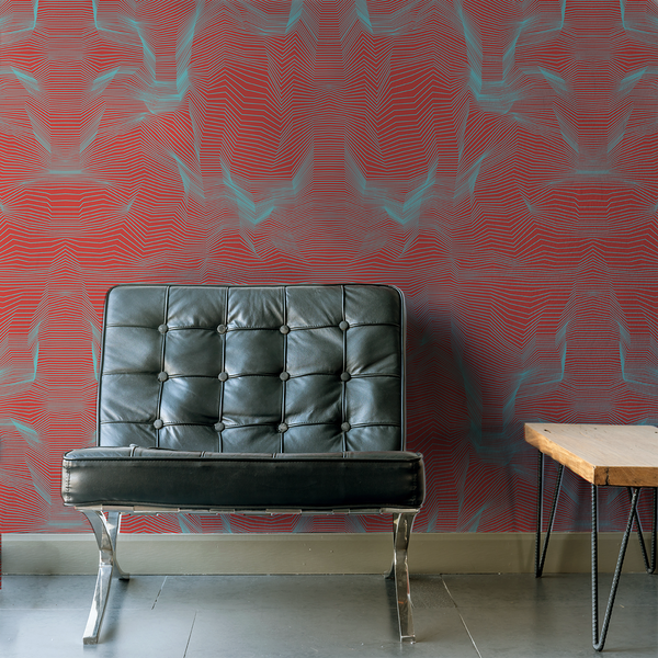 Crinkle - 3D - Trendy Custom Wallpaper | Contemporary Wallpaper Designs | The Detroit Wallpaper Co.