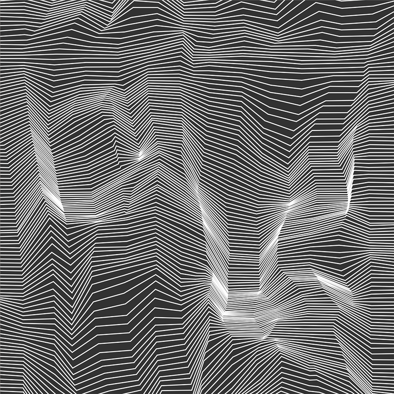 Crinkle - X-Ray - Trendy Custom Wallpaper | Contemporary Wallpaper Designs | The Detroit Wallpaper Co.
