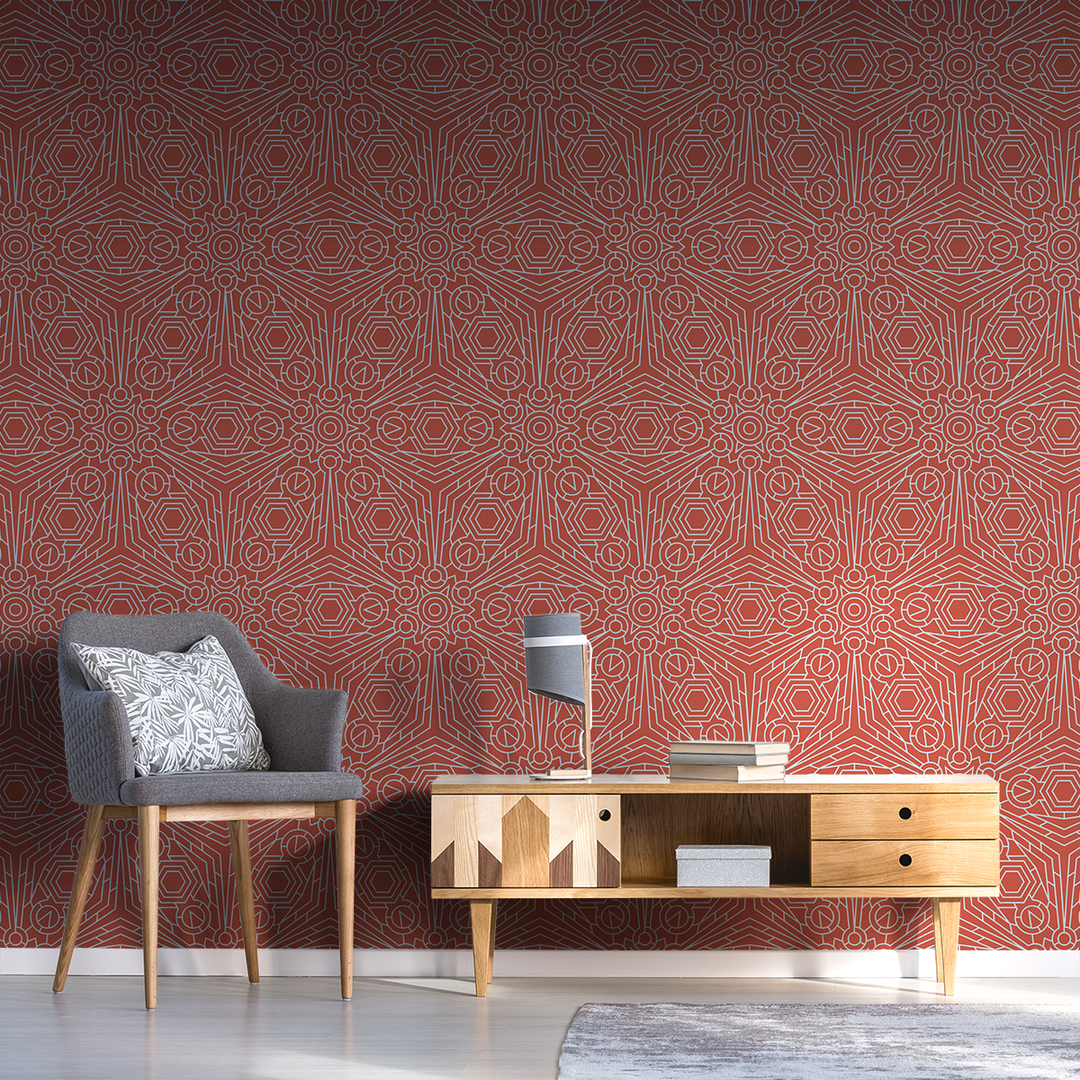 Crystalline - Tension - Trendy Custom Wallpaper | Contemporary Wallpaper Designs | The Detroit Wallpaper Co.