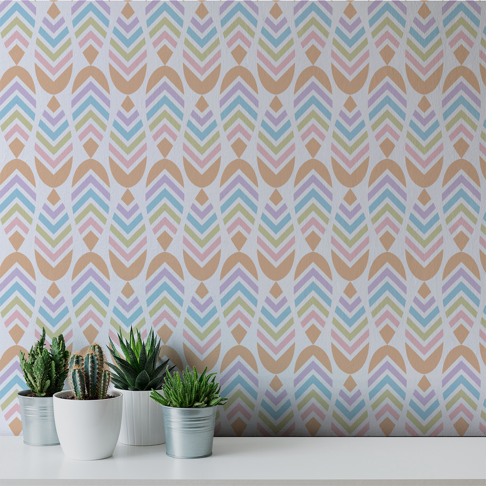 Deep V - Betty - Trendy Custom Wallpaper | Contemporary Wallpaper Designs | The Detroit Wallpaper Co.