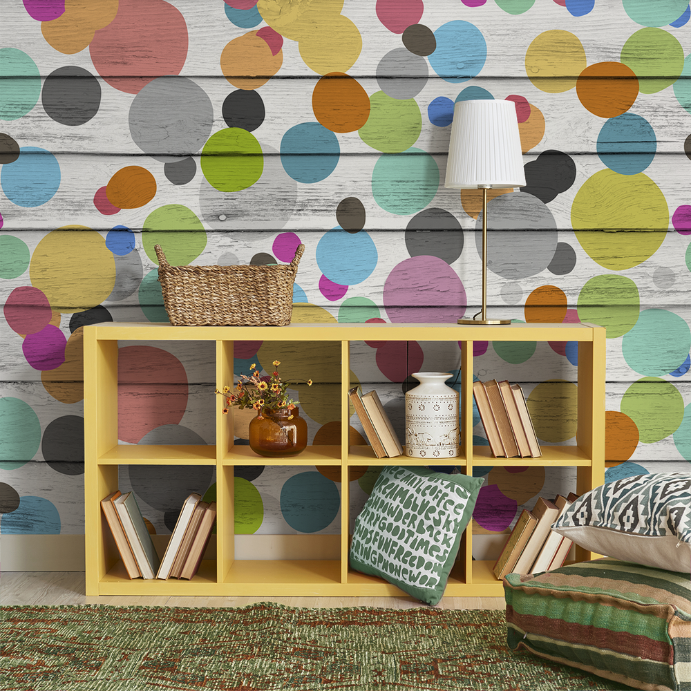 Dotty Wotty - Gumdrop <br> Heidelberg Project - Trendy Custom Wallpaper | Contemporary Wallpaper Designs | The Detroit Wallpaper Co.