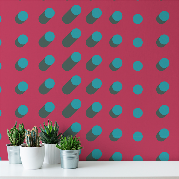 Extrude - Pulse - Trendy Custom Wallpaper | Contemporary Wallpaper Designs | The Detroit Wallpaper Co.
