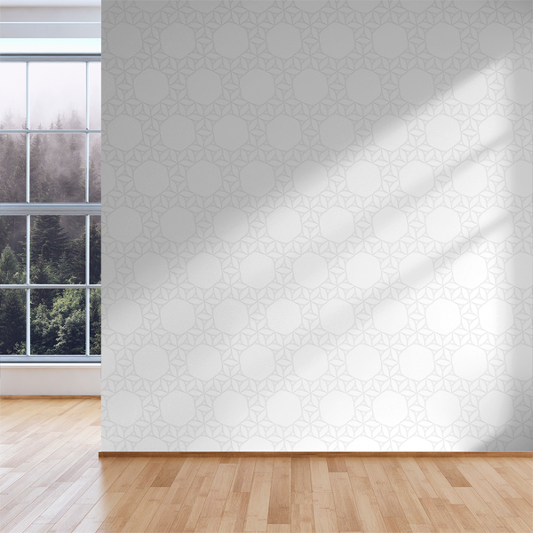 Flow Flower - Wire - Trendy Custom Wallpaper | Contemporary Wallpaper Designs | The Detroit Wallpaper Co.