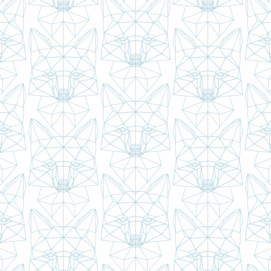 Foxtrot - Blueline - Trendy Custom Wallpaper | Contemporary Wallpaper Designs | The Detroit Wallpaper Co.