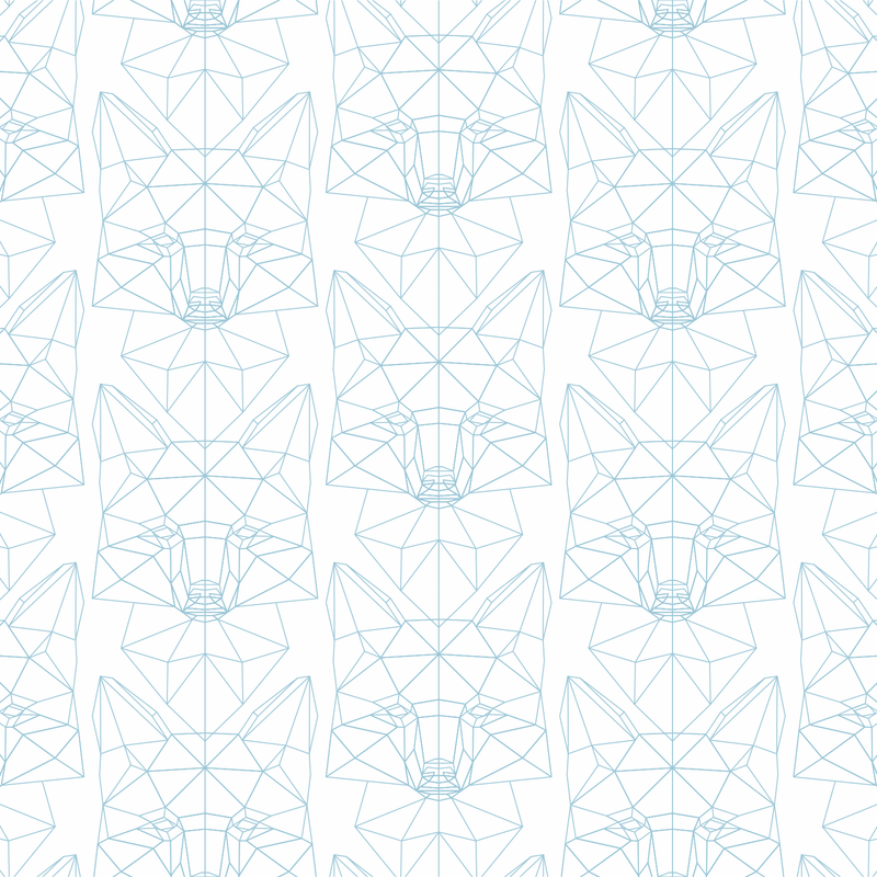 Foxtrot - Blueline - Trendy Custom Wallpaper | Contemporary Wallpaper Designs | The Detroit Wallpaper Co.