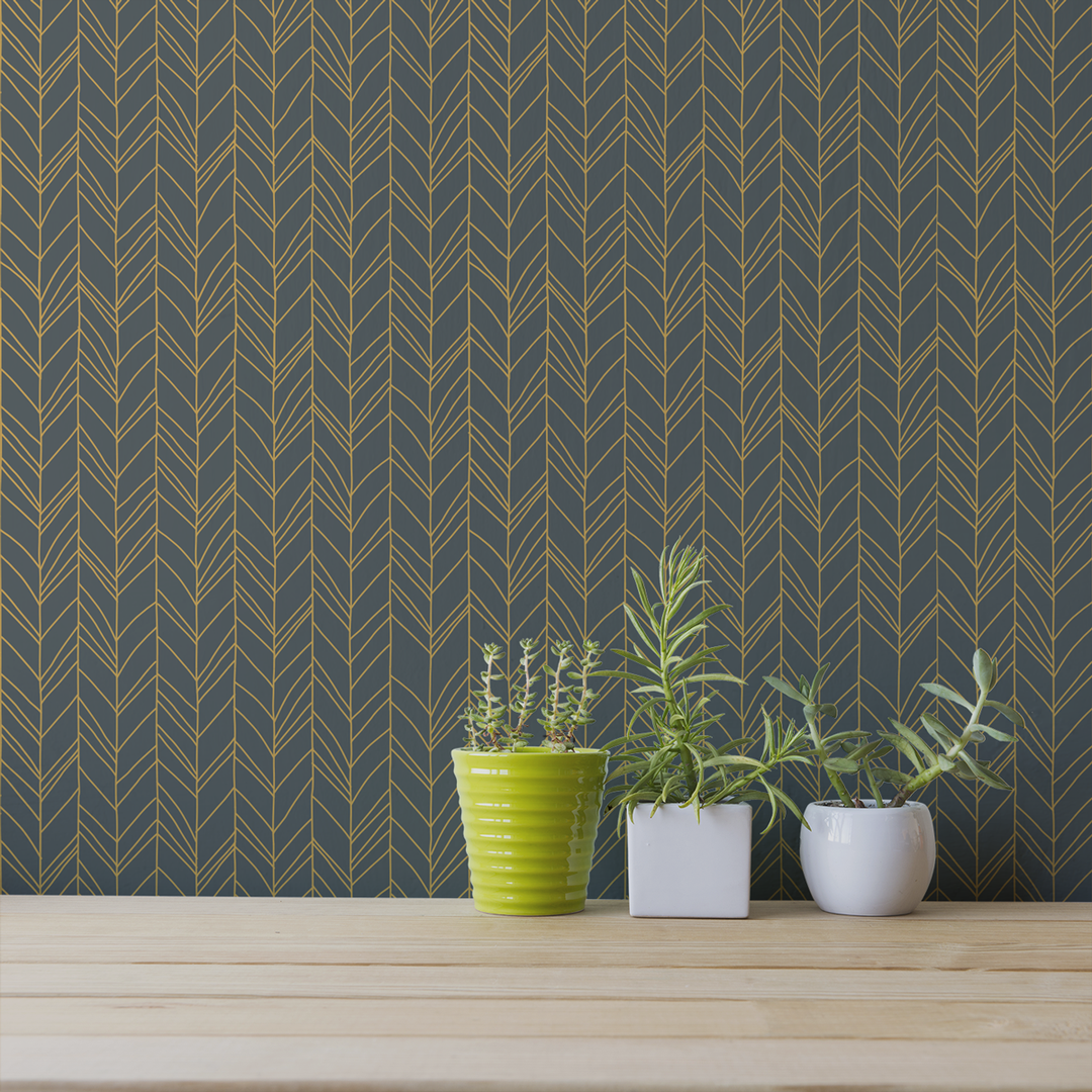 Hand Me Down - Thread - Trendy Custom Wallpaper | Contemporary Wallpaper Designs | The Detroit Wallpaper Co.