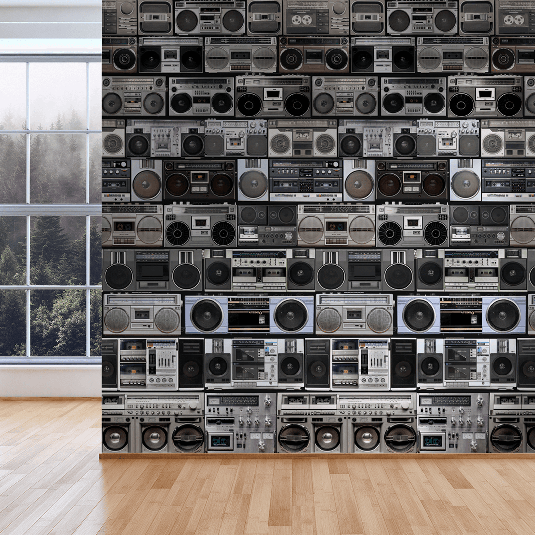 HiFi - Stereo - The Detroit Wallpaper Co.