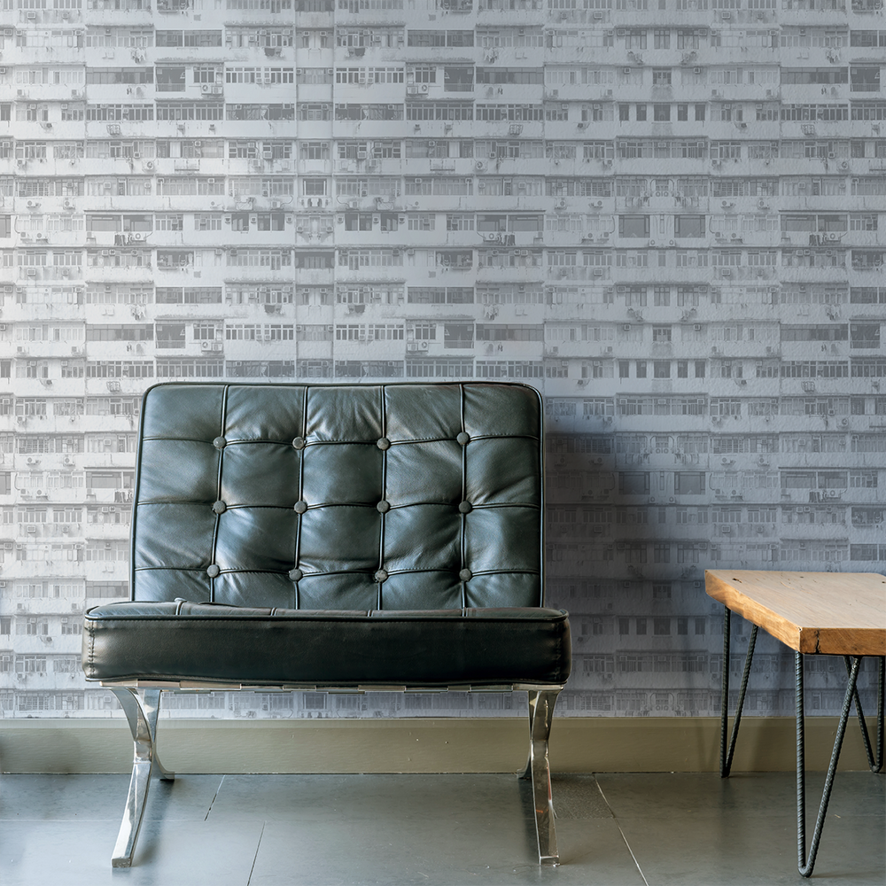 High Rise - Layered - Trendy Custom Wallpaper | Contemporary Wallpaper Designs | The Detroit Wallpaper Co.