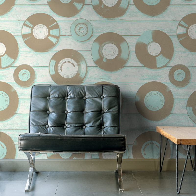 House of Soul - Blues <br> Heidelberg Project - Trendy Custom Wallpaper | Contemporary Wallpaper Designs | The Detroit Wallpaper Co.