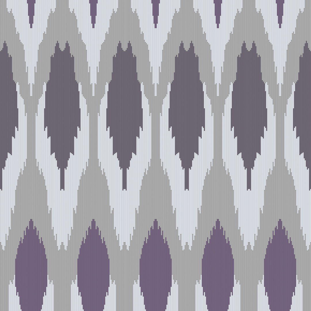 Ikat - Demure - Trendy Custom Wallpaper | Contemporary Wallpaper Designs | The Detroit Wallpaper Co.