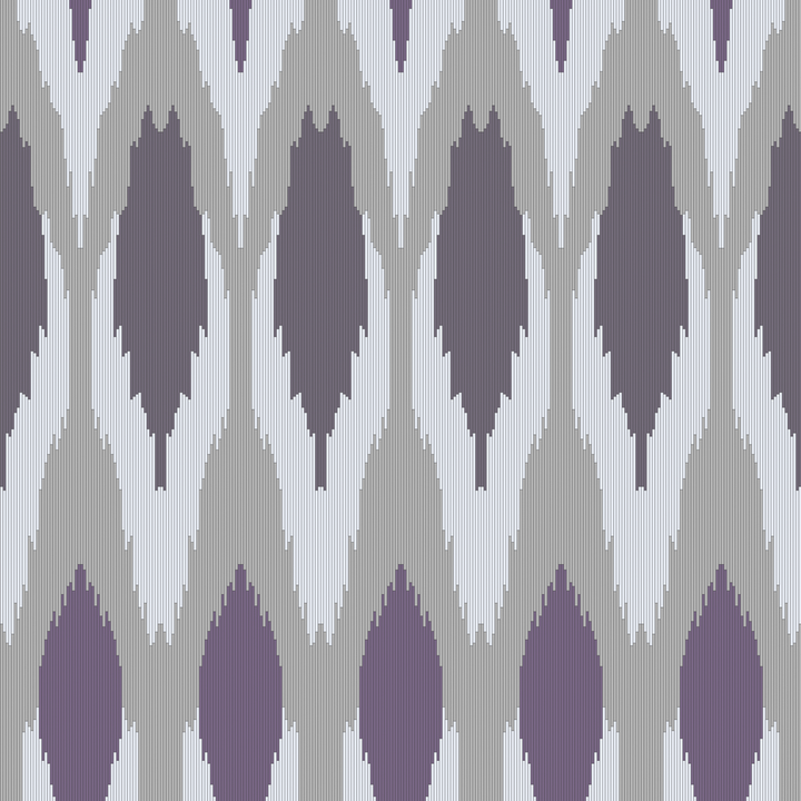 Ikat - Demure - Trendy Custom Wallpaper | Contemporary Wallpaper Designs | The Detroit Wallpaper Co.