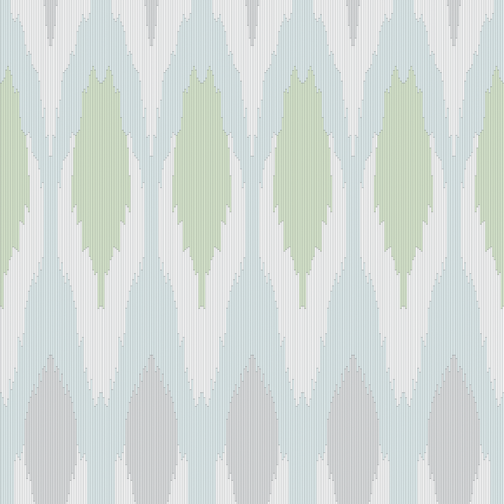 Ikat - Soothing - Trendy Custom Wallpaper | Contemporary Wallpaper Designs | The Detroit Wallpaper Co.