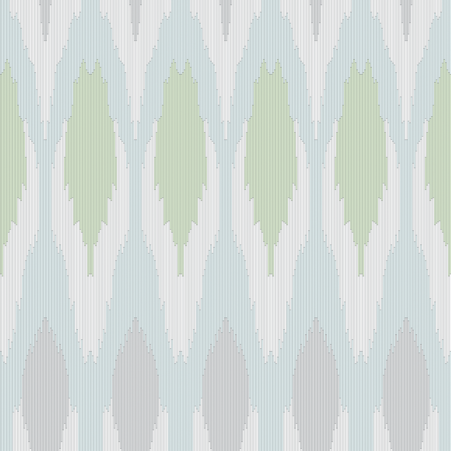 Ikat - Soothing - Trendy Custom Wallpaper | Contemporary Wallpaper Designs | The Detroit Wallpaper Co.