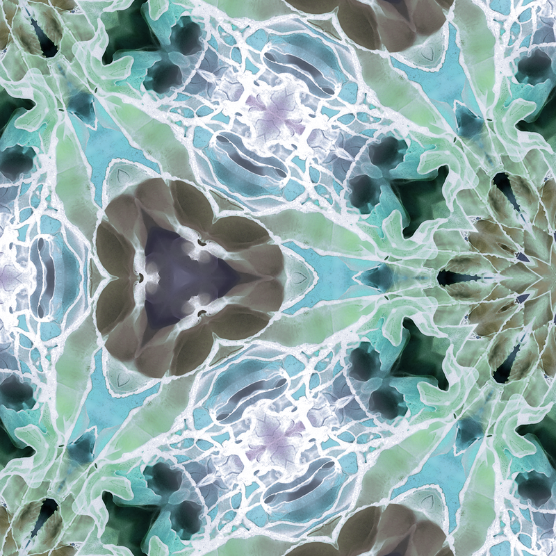 Kaleidoscope - Snowflake - Trendy Custom Wallpaper | Contemporary Wallpaper Designs | The Detroit Wallpaper Co.