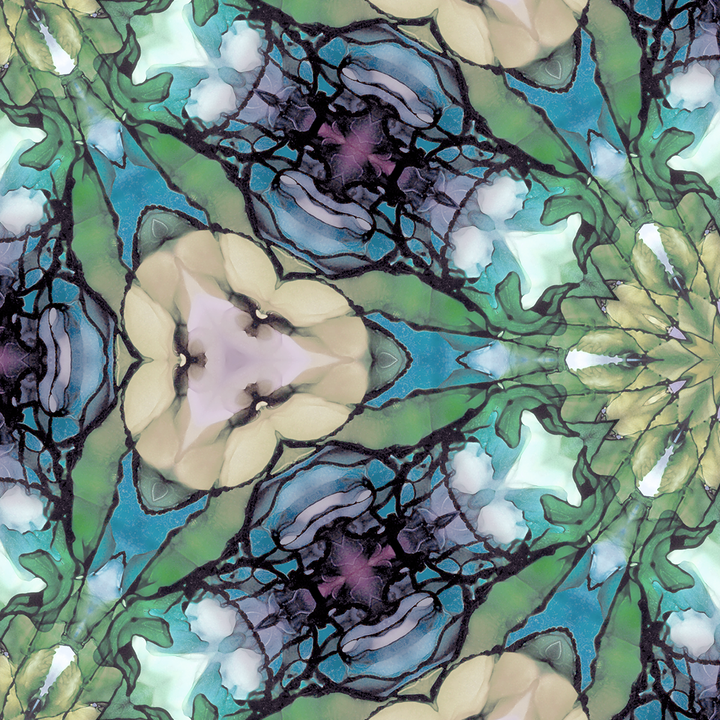 Kaleidoscope - Tiffany - Trendy Custom Wallpaper | Contemporary Wallpaper Designs | The Detroit Wallpaper Co.