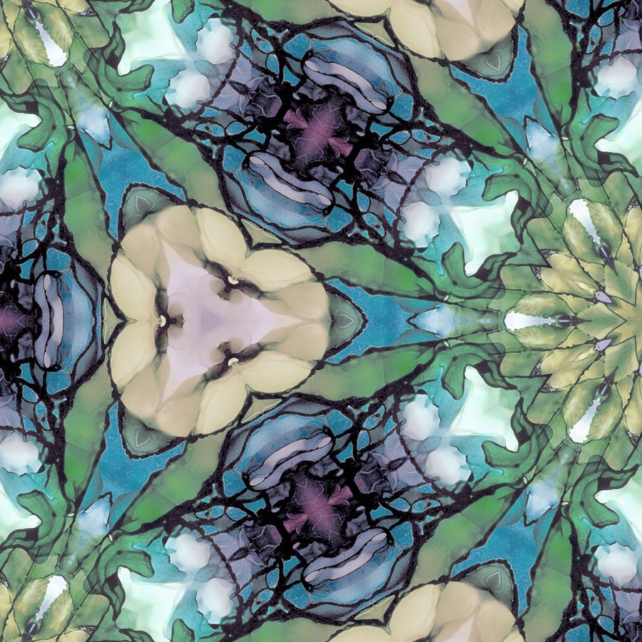 Kaleidoscope - Tiffany - Trendy Custom Wallpaper | Contemporary Wallpaper Designs | The Detroit Wallpaper Co.