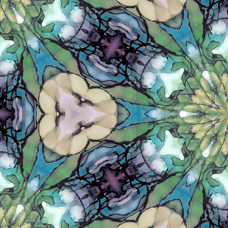 Kaleidoscope - Tiffany - Trendy Custom Wallpaper | Contemporary Wallpaper Designs | The Detroit Wallpaper Co.