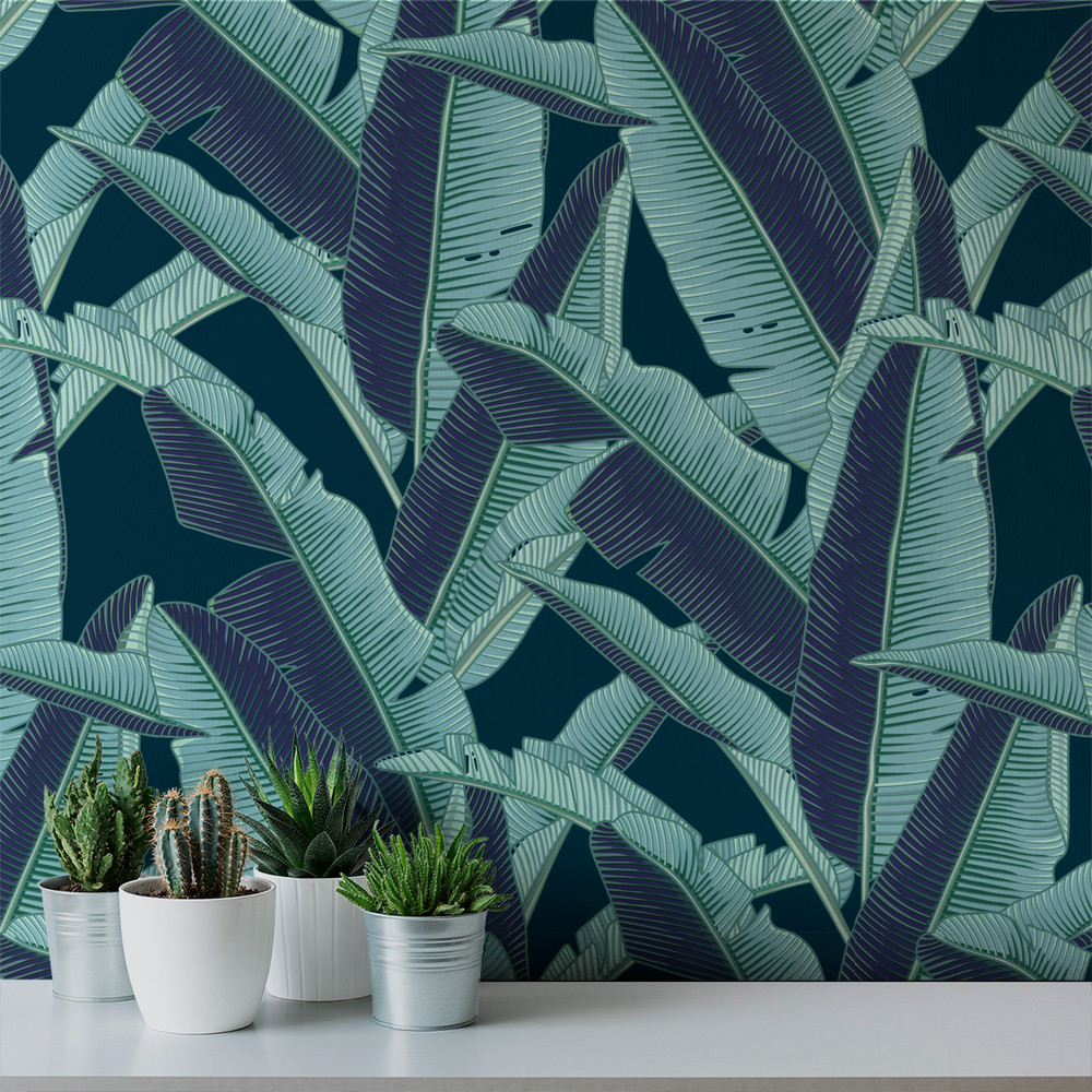 Lanai - Humid - Trendy Custom Wallpaper | Contemporary Wallpaper Designs | The Detroit Wallpaper Co.