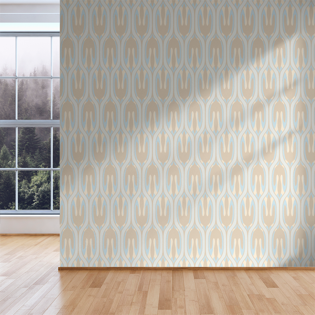 Leaf - Beach - Trendy Custom Wallpaper | Contemporary Wallpaper Designs | The Detroit Wallpaper Co.