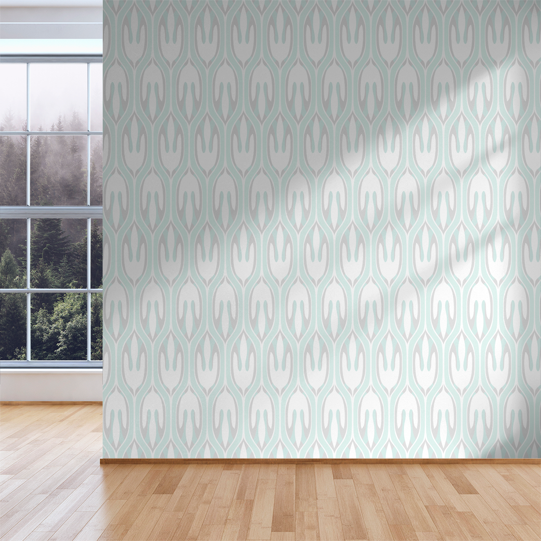 Leaf - Oxide - Trendy Custom Wallpaper | Contemporary Wallpaper Designs | The Detroit Wallpaper Co.