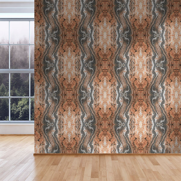 Marble Onyx - Mars - Trendy Custom Wallpaper | Contemporary Wallpaper Designs | The Detroit Wallpaper Co.