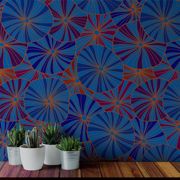 Mushroom - Jewel - Trendy Custom Wallpaper | Contemporary Wallpaper Designs | The Detroit Wallpaper Co.