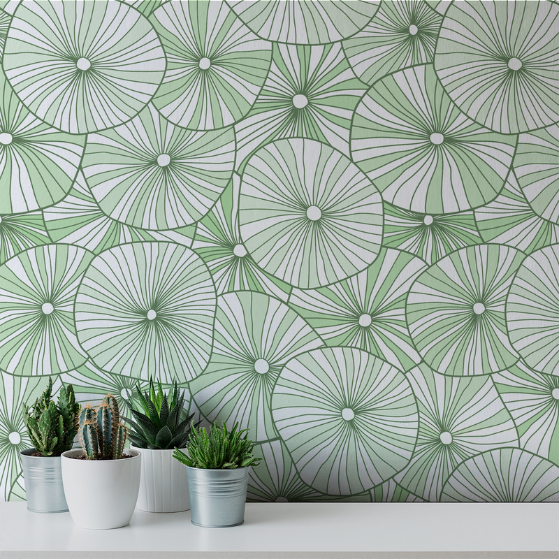 Mushroom - Succulent - Trendy Custom Wallpaper | Contemporary Wallpaper Designs | The Detroit Wallpaper Co.