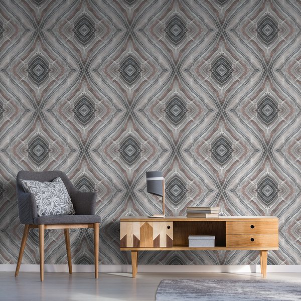 Onyx - Tempest - Trendy Custom Wallpaper | Contemporary Wallpaper Designs | The Detroit Wallpaper Co.
